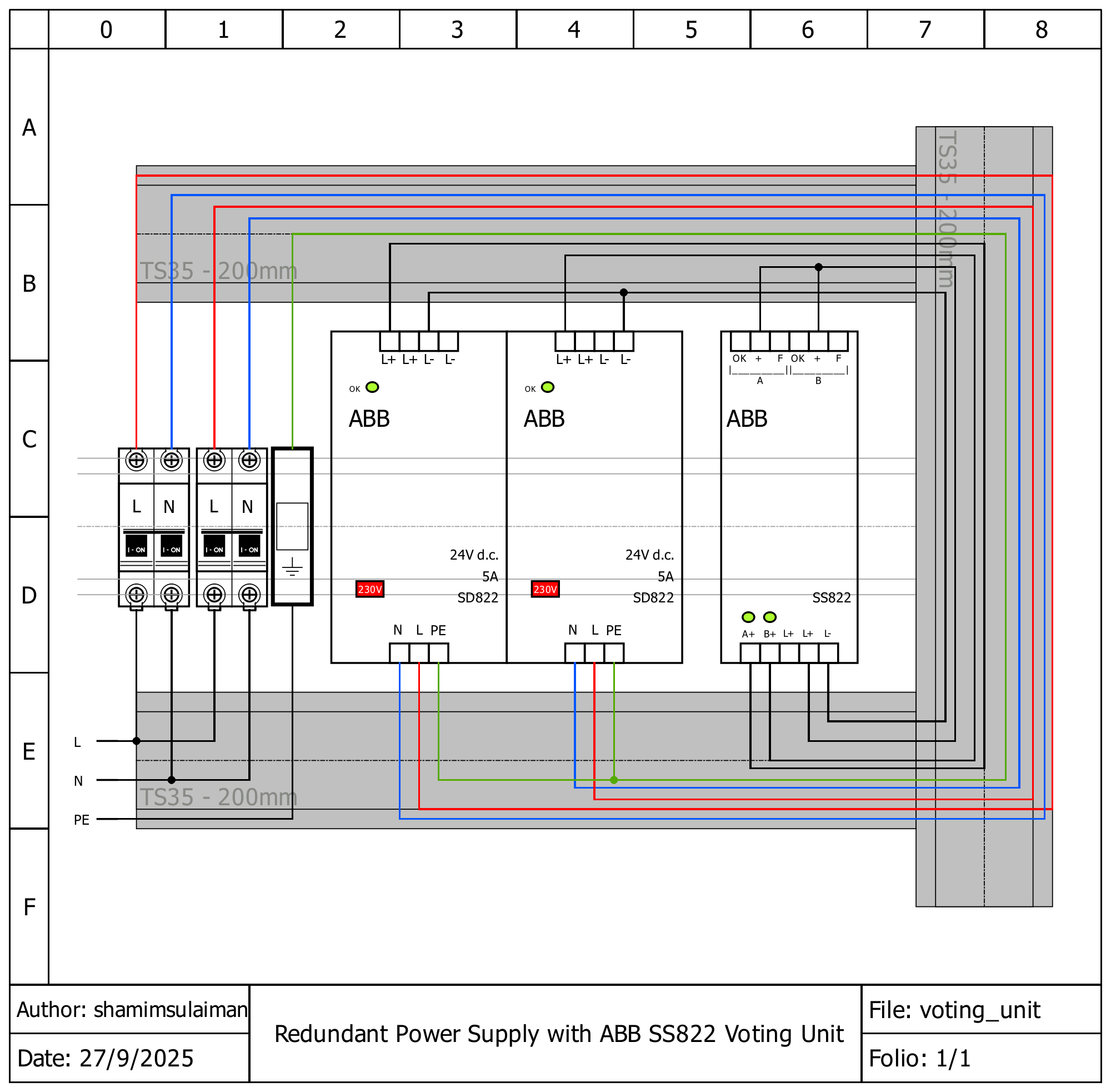 Pictorial wiring diagram